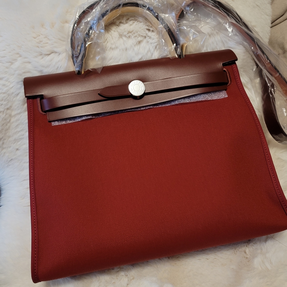 Auth Brand New Hermes Herbag Zip 31